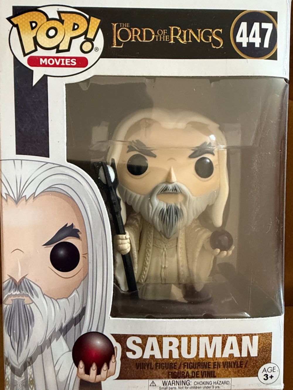 Funko Pop Lord of the Rings Saruman Vinyl Figure #447